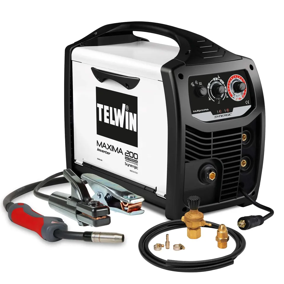 telwin-maxima-200-ready-kit-poste-de-soudage-inverter-multiprocessus-mig-mag-flu image 1