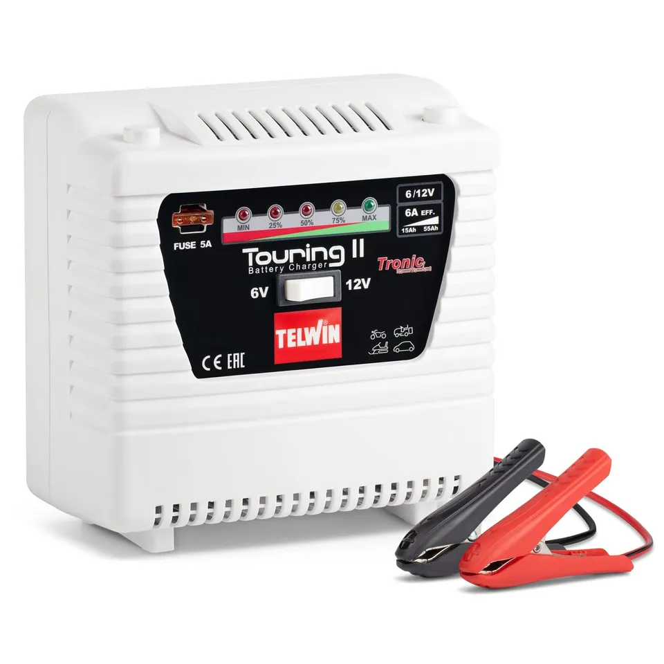 telwin-touring-11-chargeur-de-batterie-6-12v-tronic-pour-batteries-wet-gel-agm-e image 1