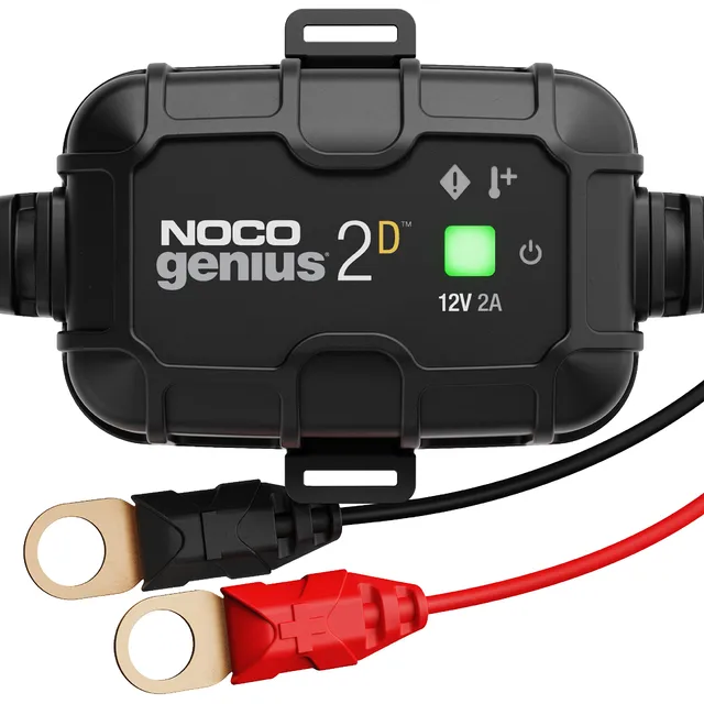noco-genius2d-chargeur-de-batterie-intelligent-12v-2a-fixation-directe-avec-main image 1
