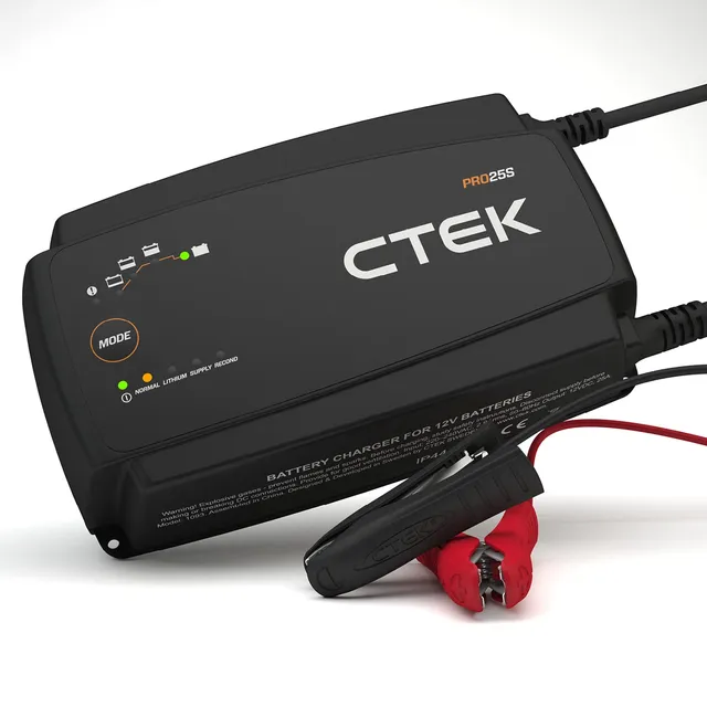 ctek-pro25s-chargeur-de-batterie-professionnel-12v-25a-avec-mode-alimentation-ch image 1