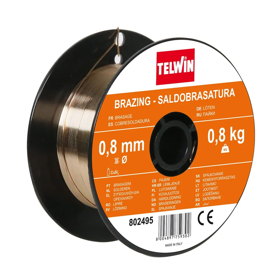 telwin-802495-bobine-fil-de-brasage-cusi3-0-8-mm-0-8-kg-pour-t-le-fine-et-acier- image 1