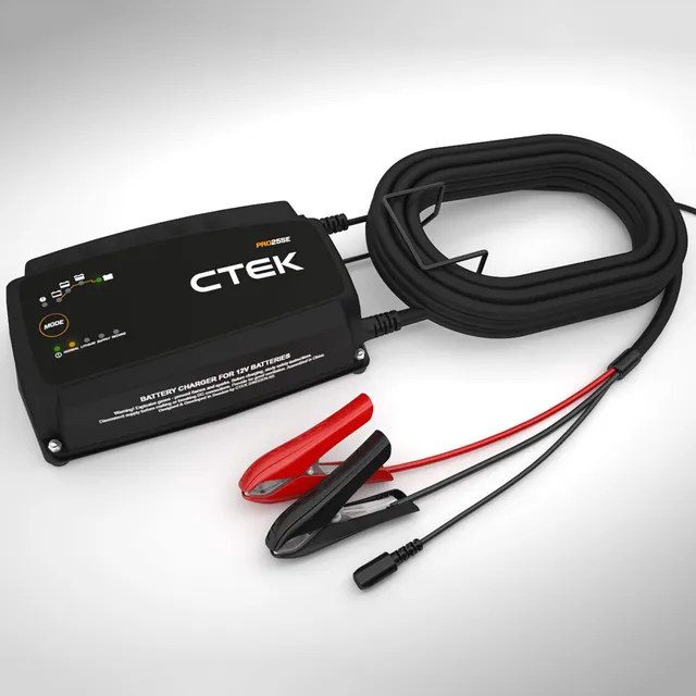 ctek-pro25se-chargeur-de-batterie-professionnel-25-a-12-v-mode-alimentation-reco image 1