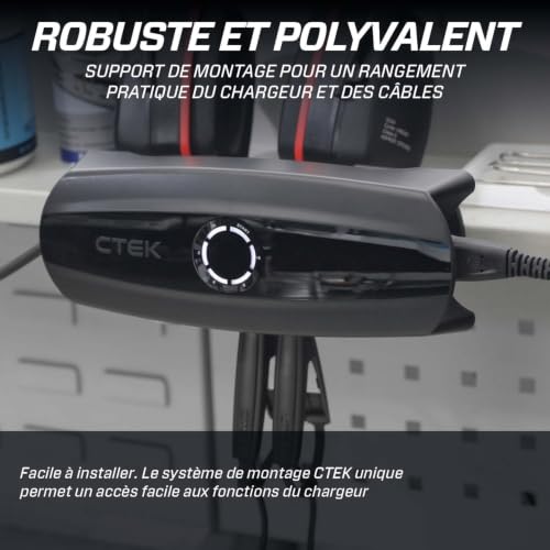 ctek-cs-wall-mount-support-mural-robuste-pour-chargeurs-cs-one-et-cs-free-avec-r image 8