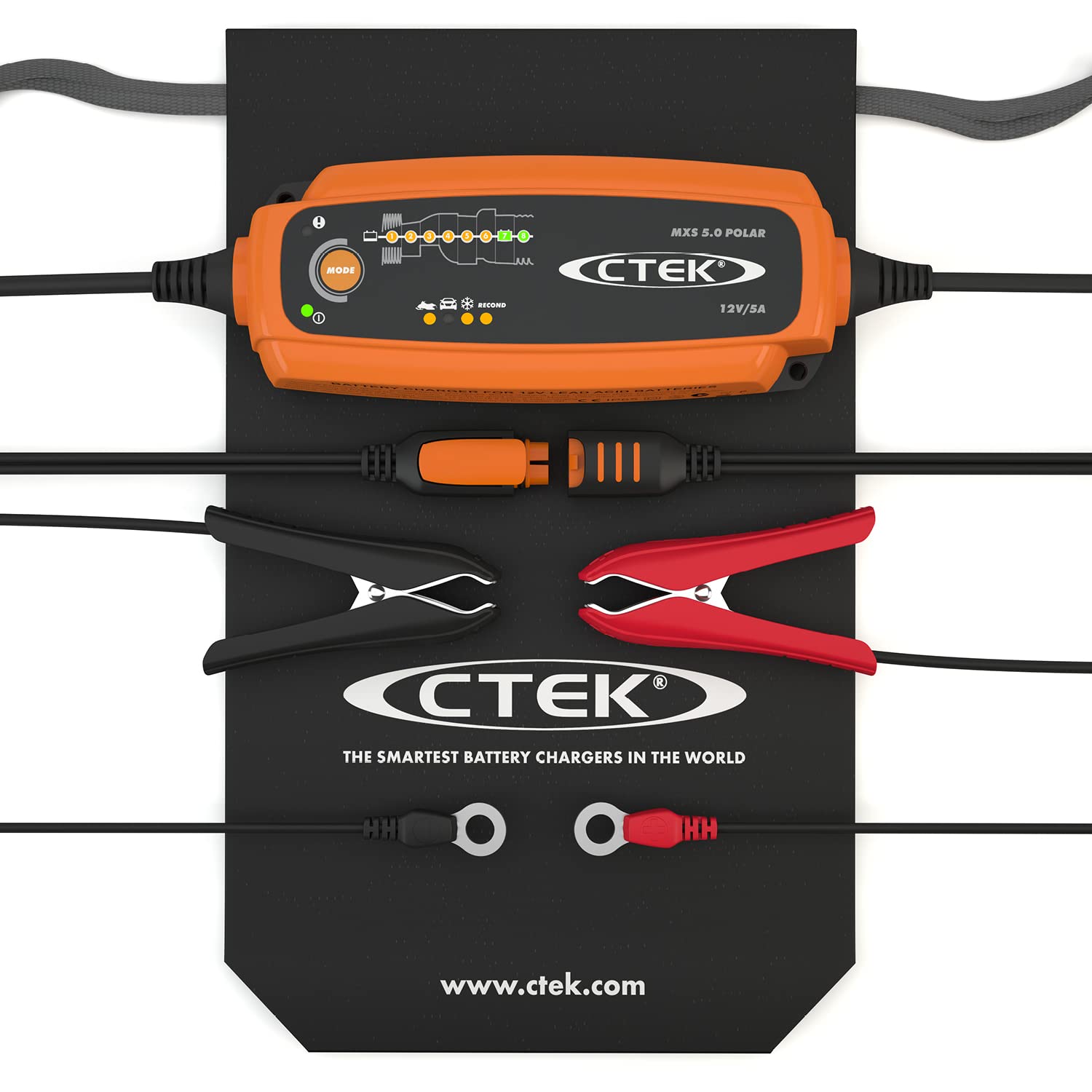 ctek-mxs-5-0-polar-chargeur-de-batterie-intelligent-12v-5a-avec-mode-flocon-de-n image 2