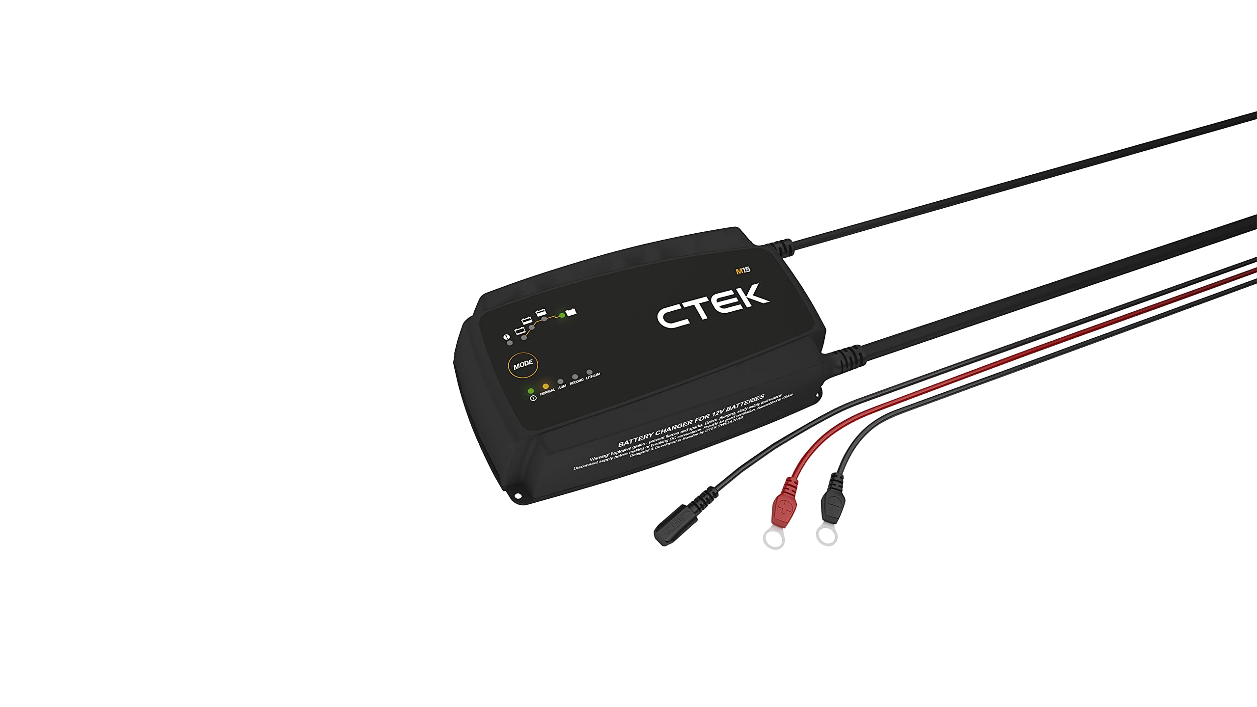 ctek-m15-chargeur-de-batterie-marine-12v-15a-tanche-ip44-avec-mode-lifepo4-et-il image 3