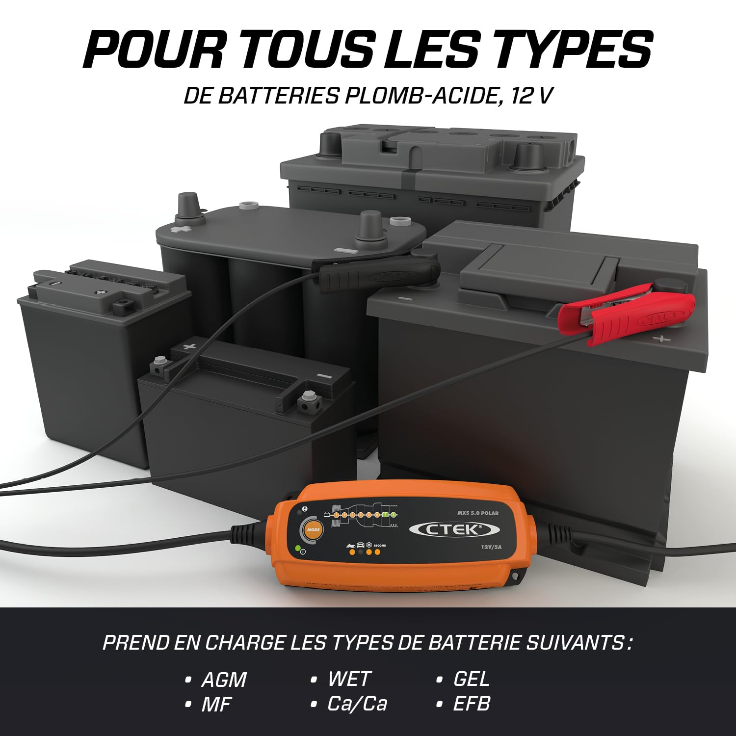ctek-mxs-5-0-polar-chargeur-de-batterie-intelligent-12v-5a-avec-mode-flocon-de-n image 4
