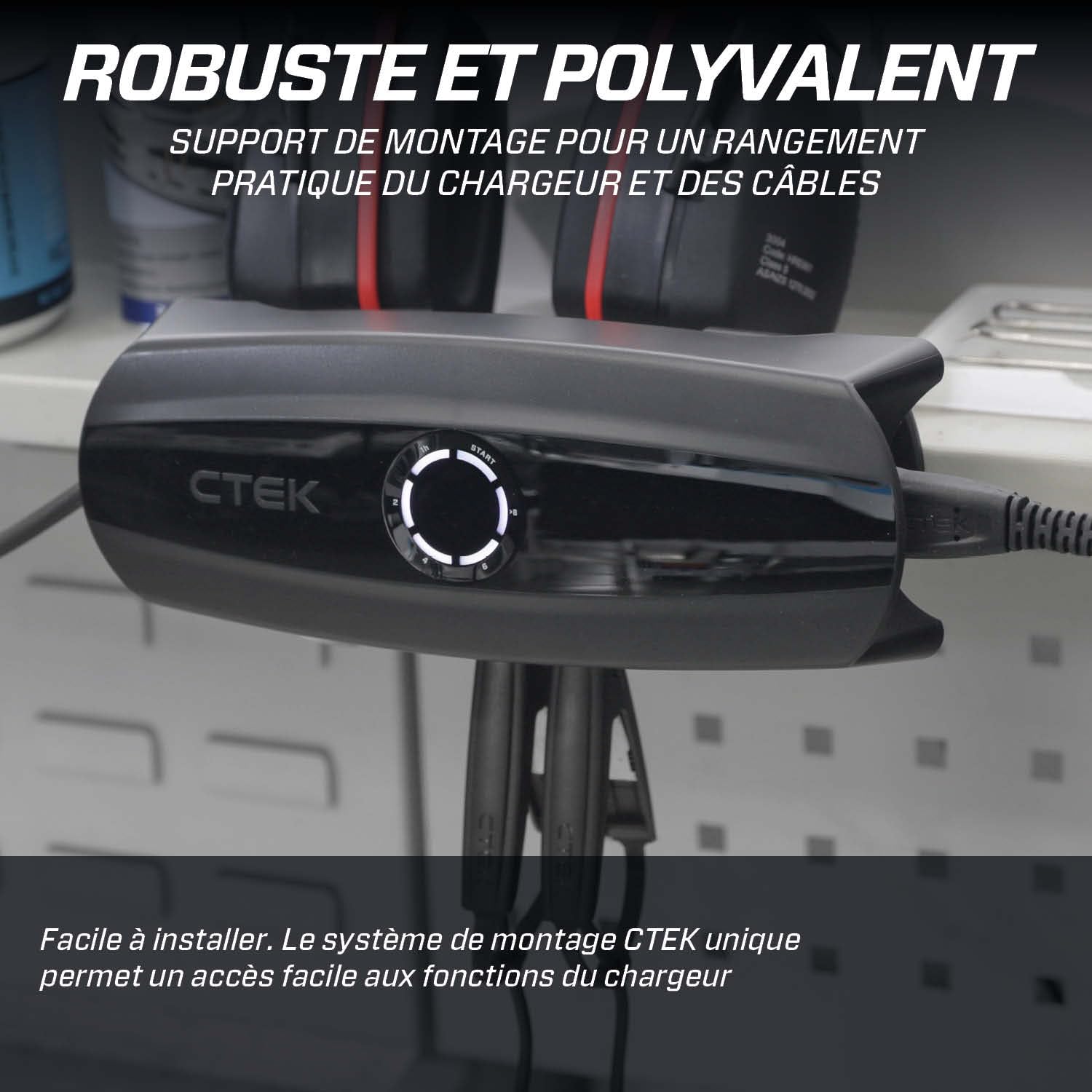 ctek-cs-wall-mount-support-mural-robuste-pour-chargeurs-cs-one-et-cs-free-avec-r image 4
