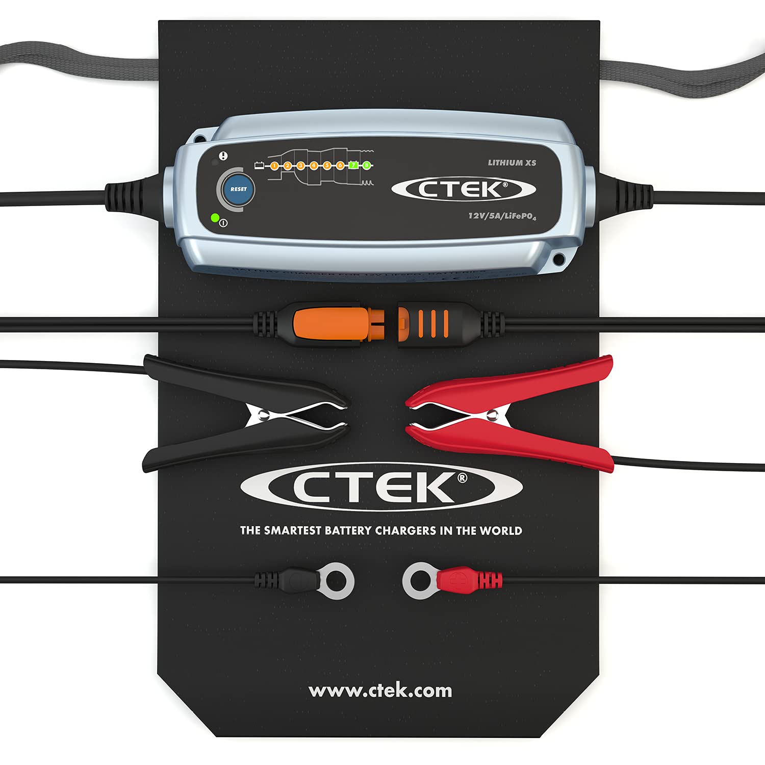 ctek-lithium-xs-40-003-chargeur-de-batterie-lithium-lifepo4-12-v-5-a-8-tapes-mul image 2