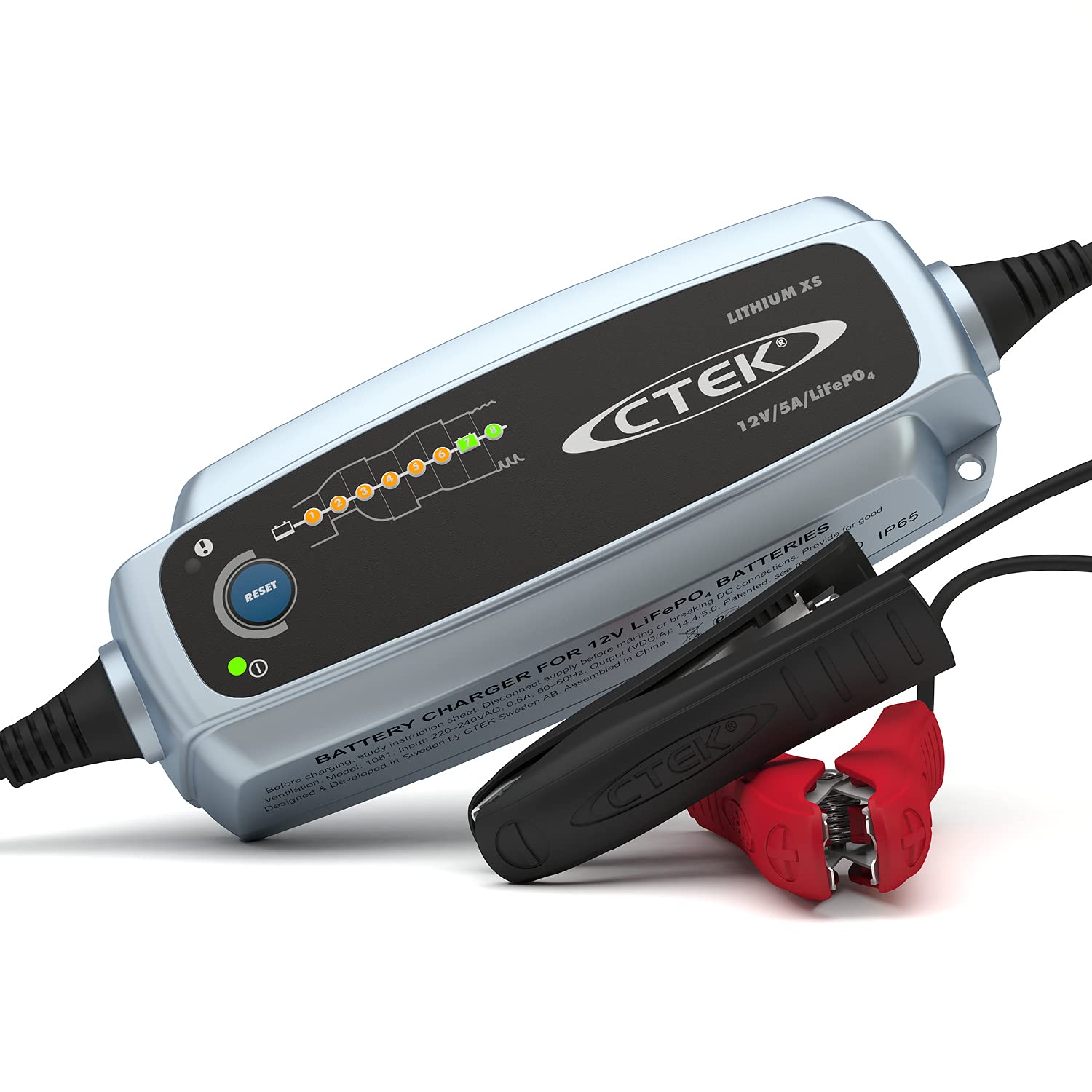 ctek-lithium-xs-40-003-chargeur-de-batterie-lithium-lifepo4-12-v-5-a-8-tapes-mul image 1