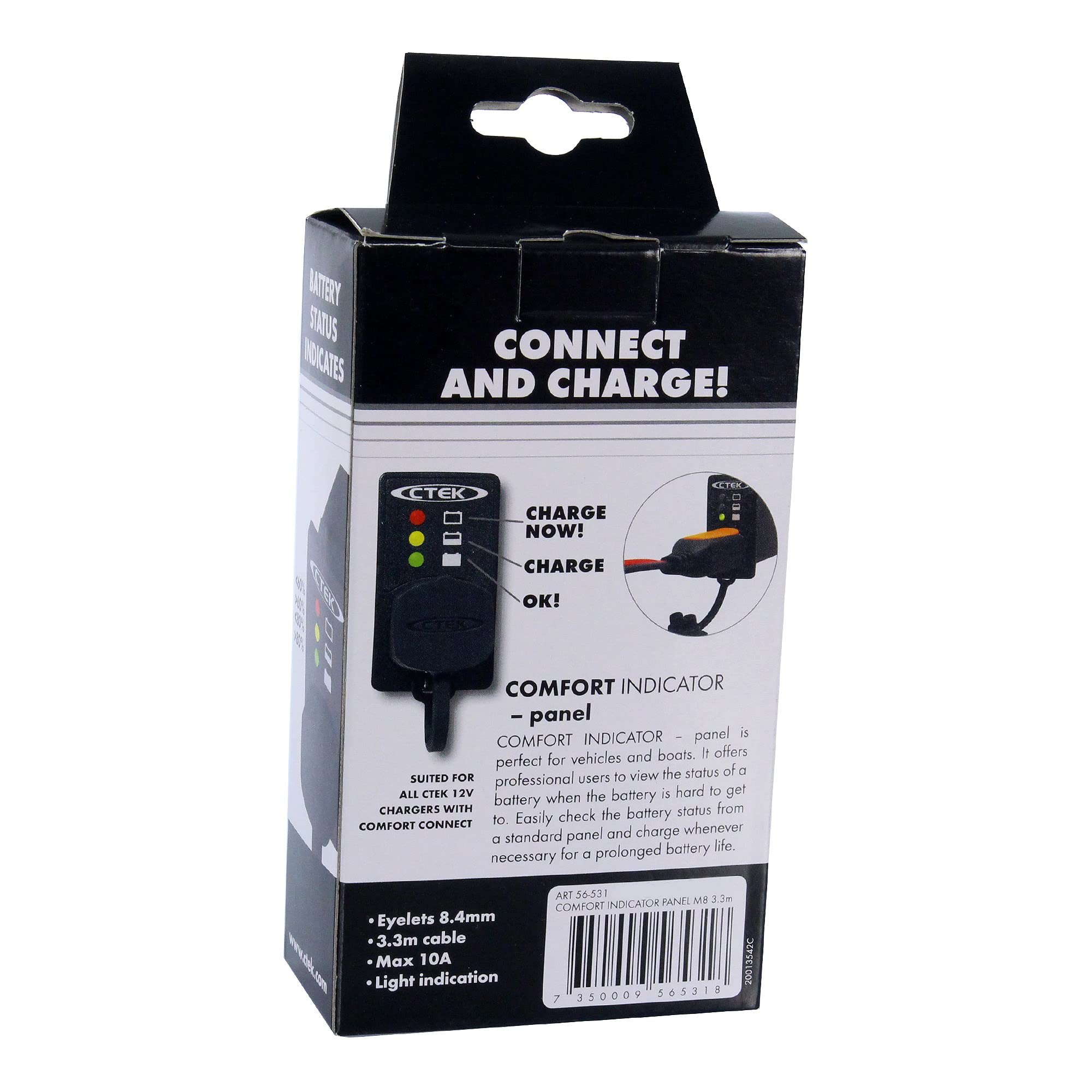 ctek-indicator-panel-3-3-m-indicateur-led-d-tat-de-charge-batterie-12v-plomb-aci image 5
