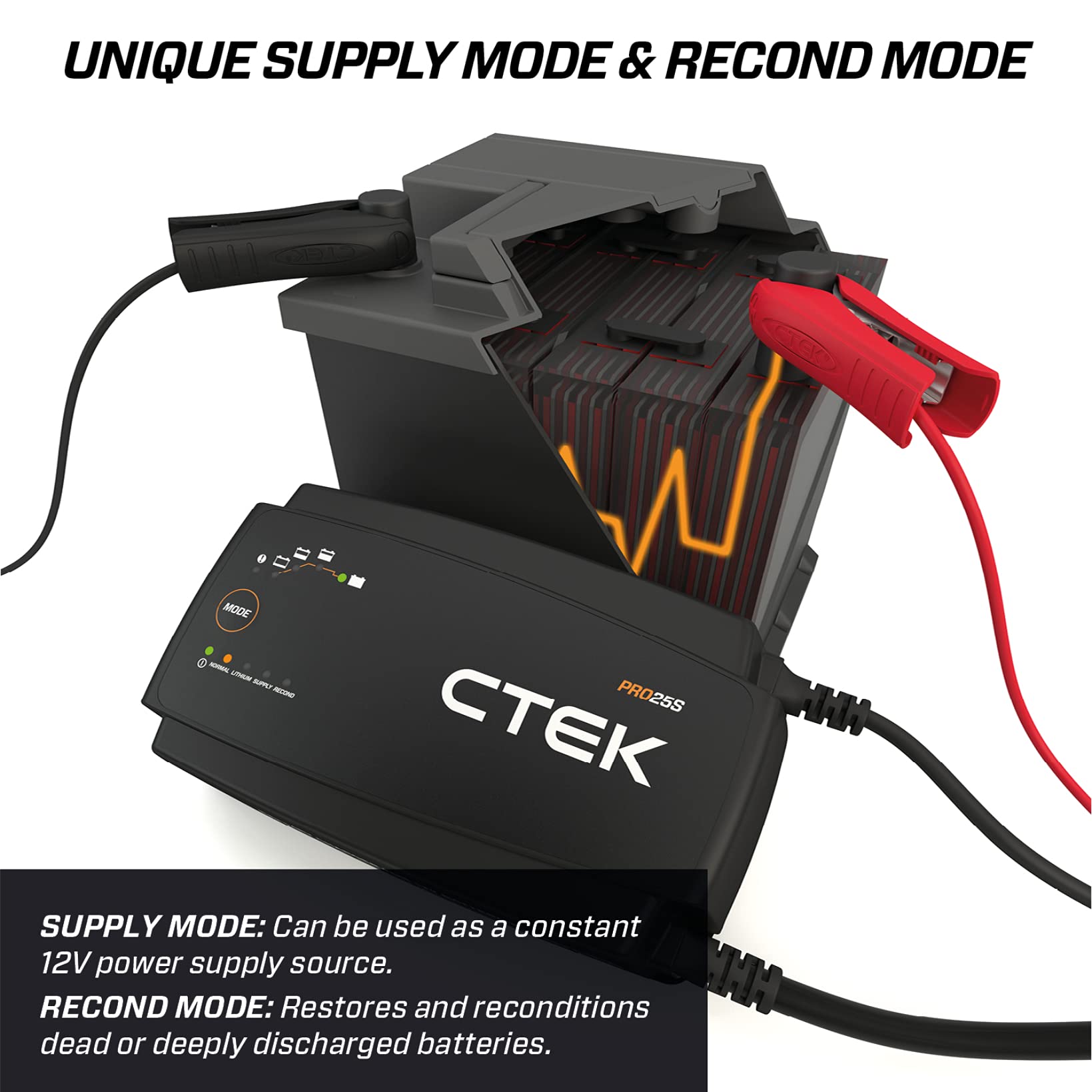 ctek-pro25s-chargeur-de-batterie-professionnel-12v-25a-avec-mode-alimentation-ch image 5