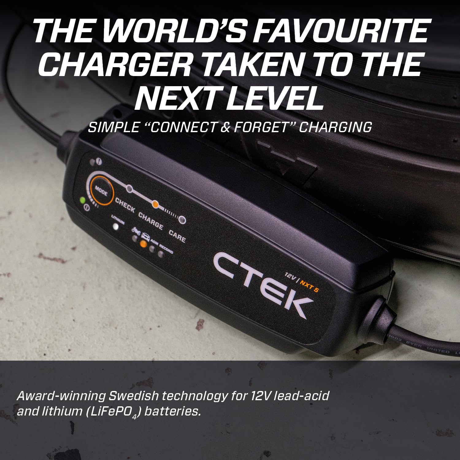ctek-chargeur-de-batterie-intelligent-nxt-5-12-v-5-a-plomb-et-lithium-lifepo4-op image 2