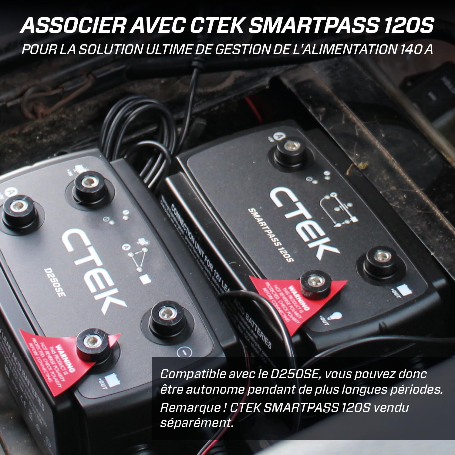ctek-d250se-chargeur-de-batterie-embarqu-12v-20a-avec-r-gulateur-solaire-mppt-po image 4