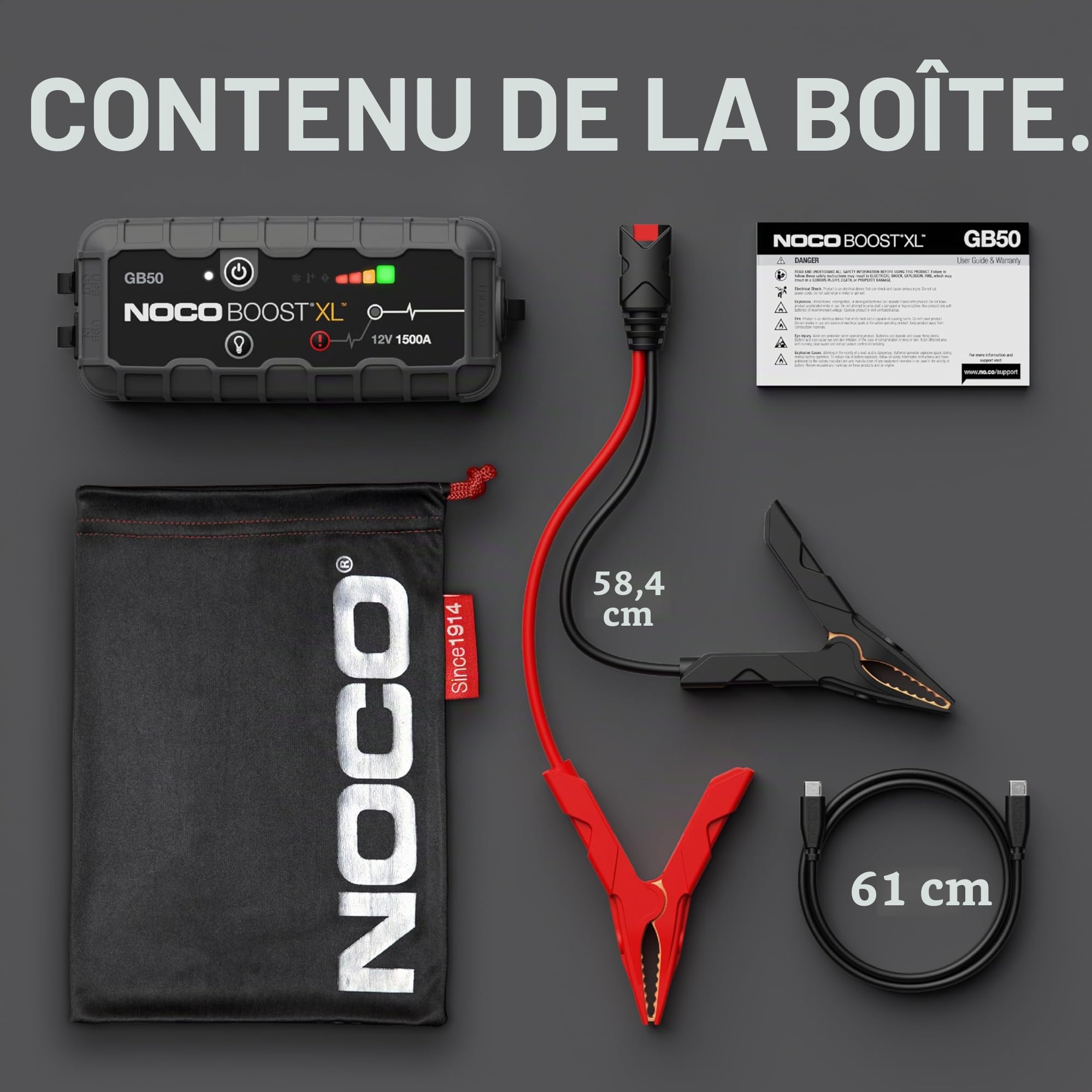 noco-boost-gb50-booster-batterie-lithium-ultrasafe-1500a-12v-portable-avec-power image 6