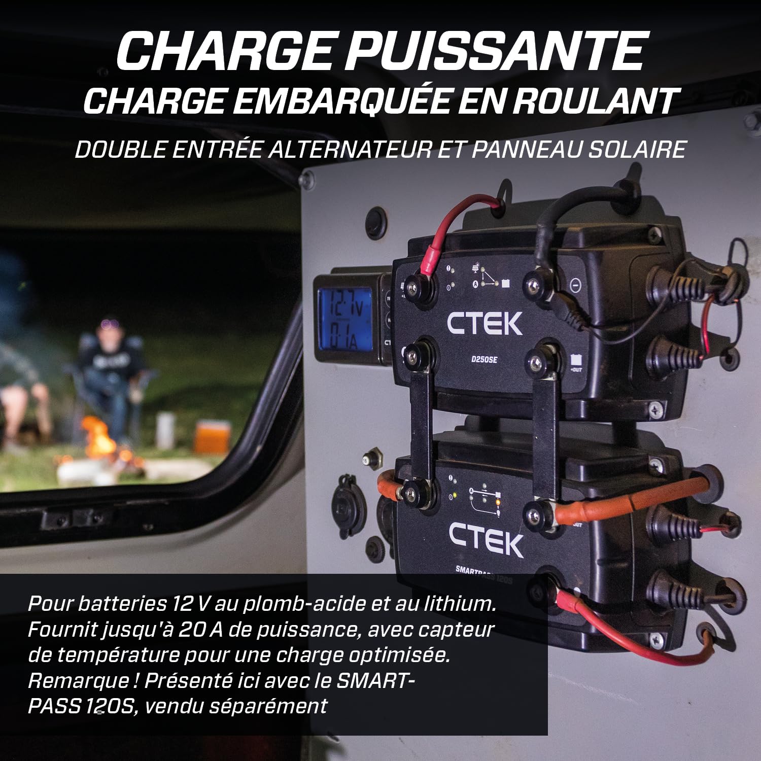 ctek-d250se-chargeur-de-batterie-embarqu-12v-20a-avec-r-gulateur-solaire-mppt-po image 5