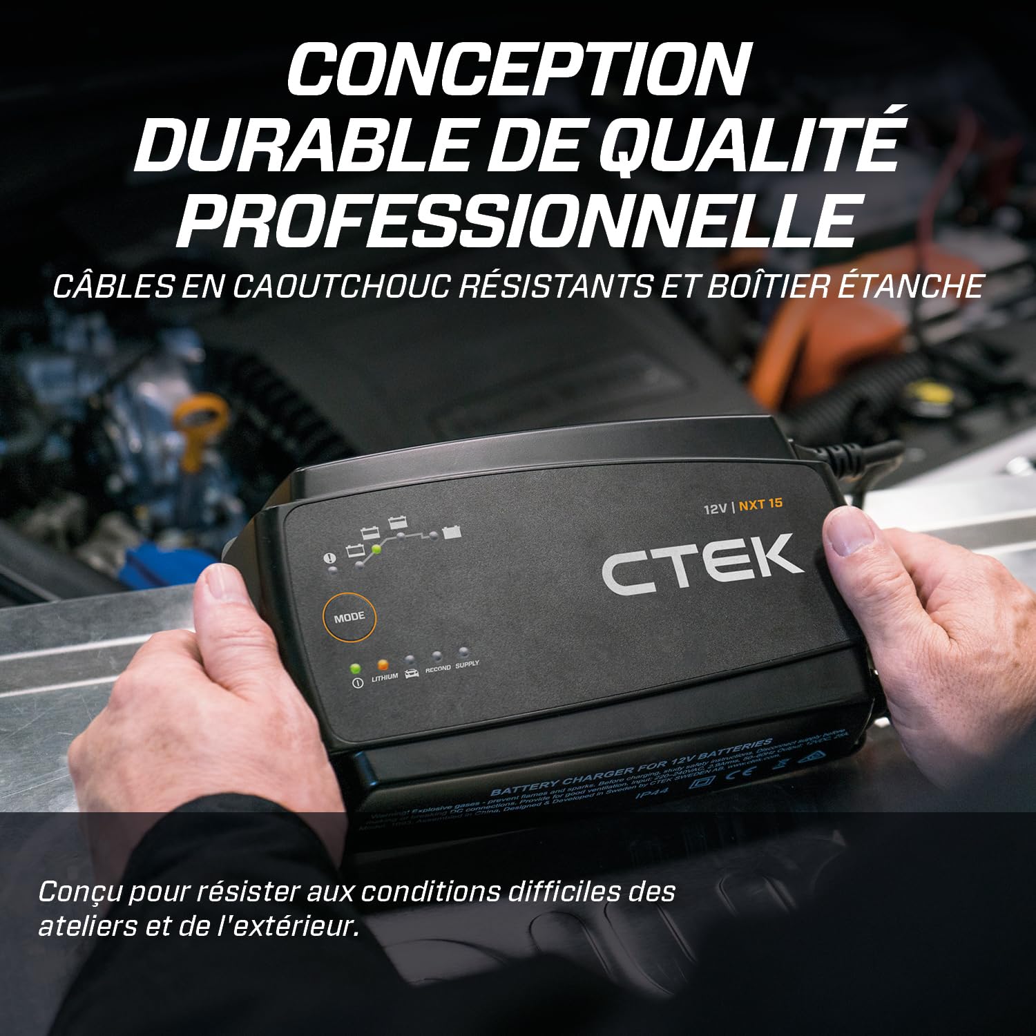 ctek-nxt-15-chargeur-de-batterie-12v-15a-compatible-lithium-lifepo4-avec-modes-r image 6