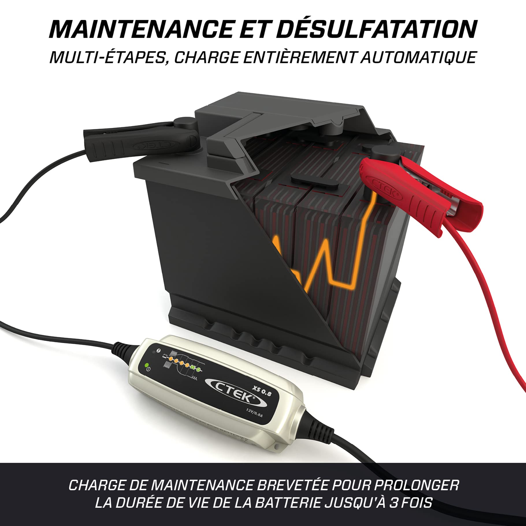 ctek-xs-0-8-chargeur-de-batterie-intelligent-12v-0-8a-avec-d-sulfatation-et-main image 5