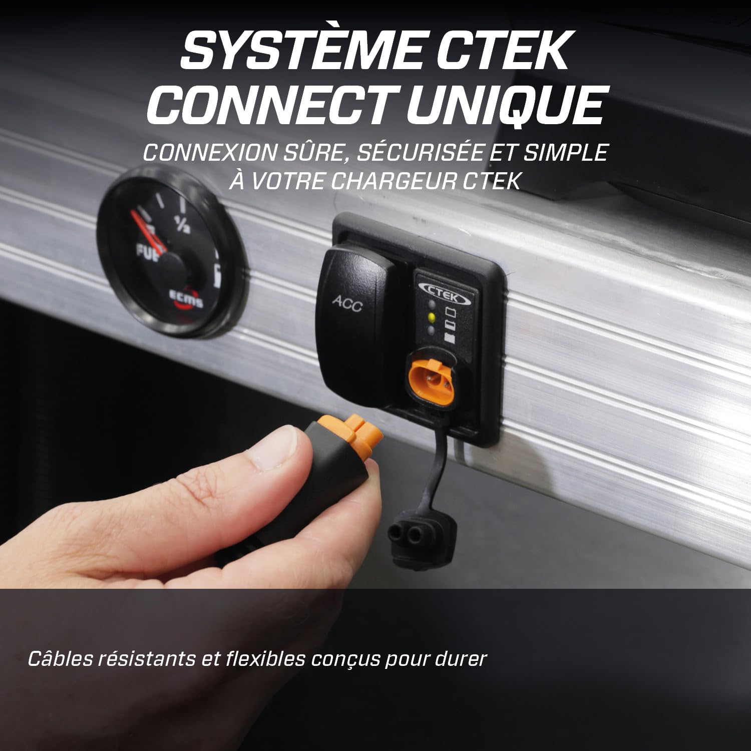 ctek-indicator-panel-1-5m-indicateur-led-de-charge-batterie-12v-mont-sur-panneau image 4