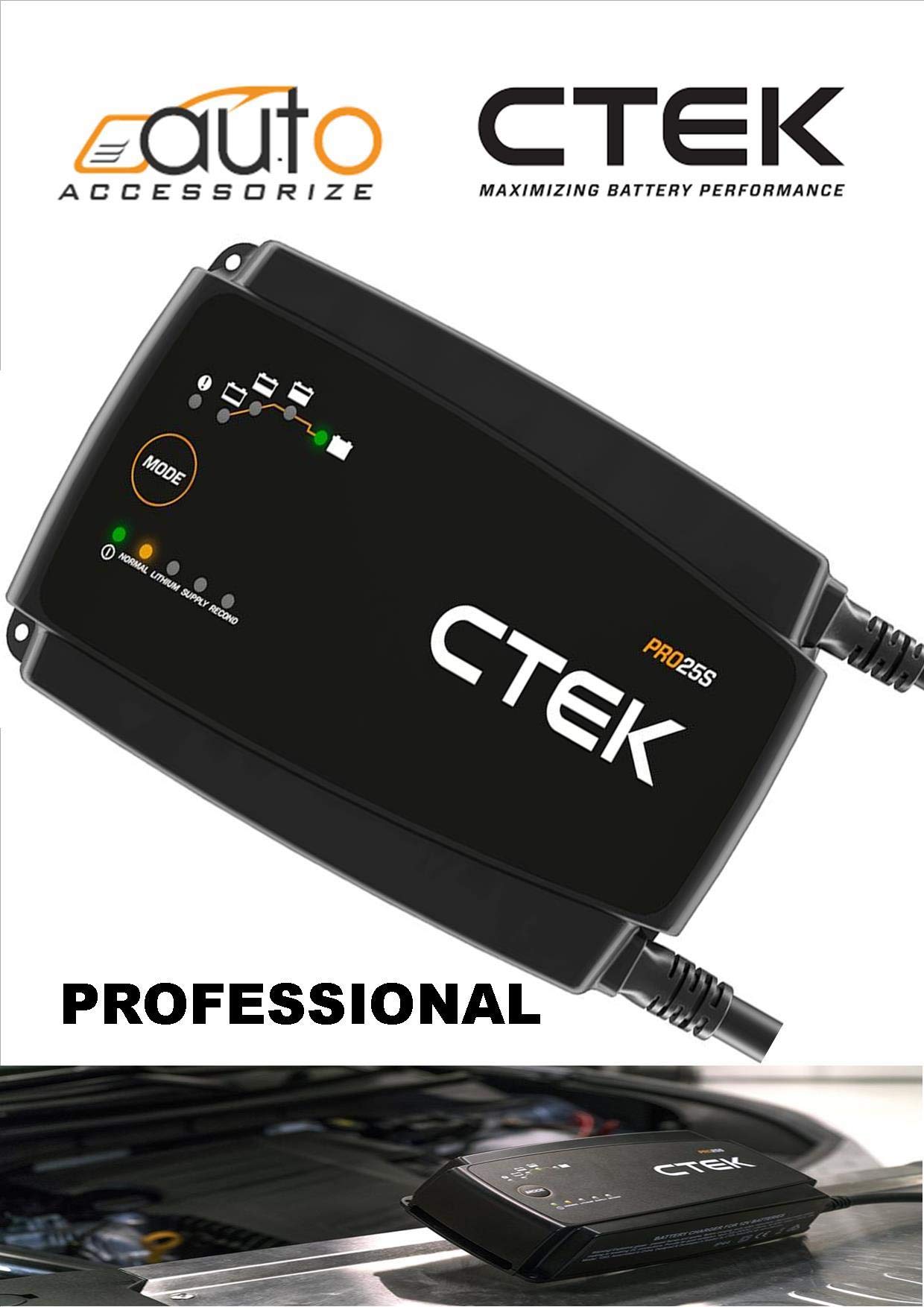 ctek-pro-25s-chargeur-de-batterie-professionnel-intelligent-12v-25a-avec-mode-al image 2