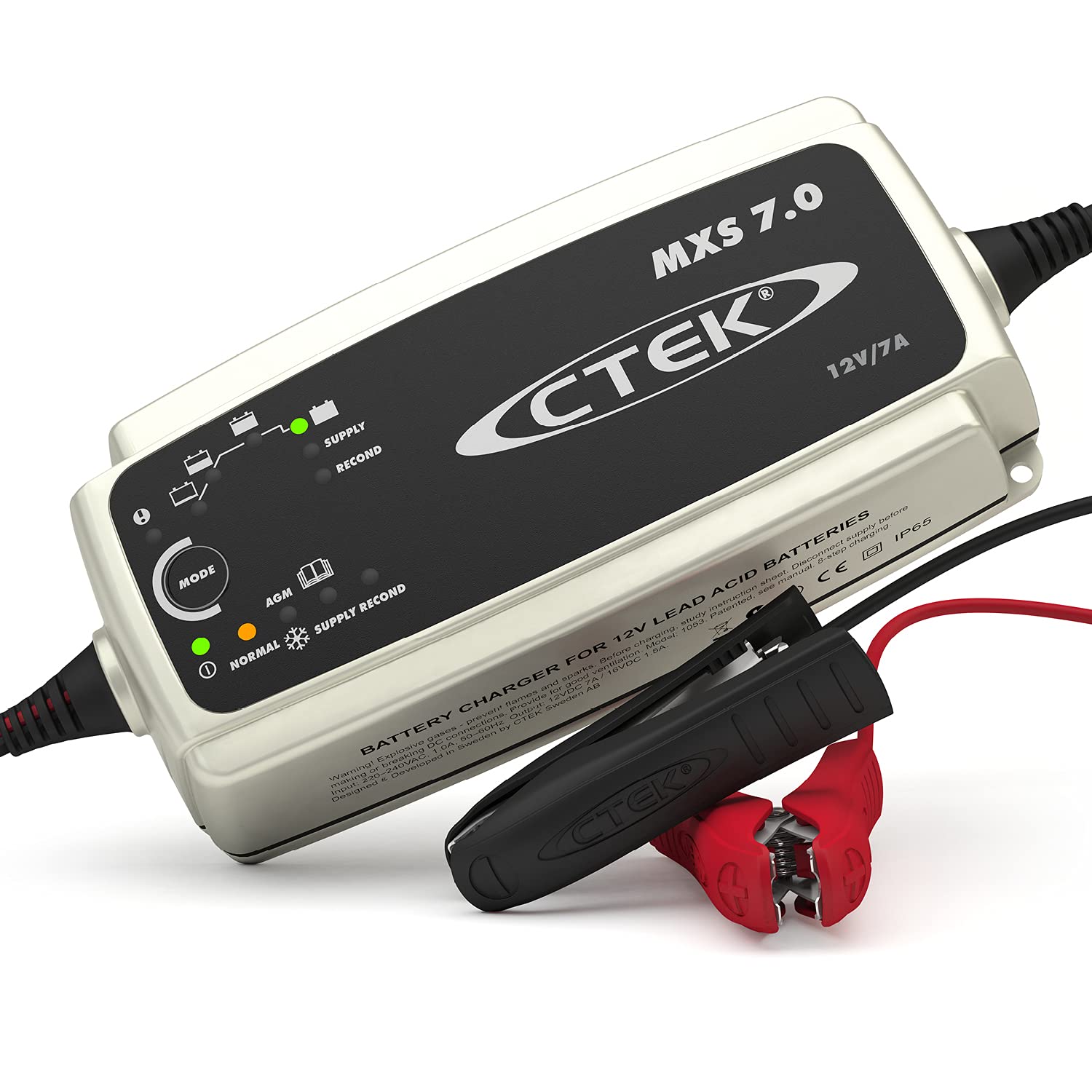 ctek-mxs-7-0-chargeur-de-batterie-enti-rement-automatique-12v-7a-avec-reconditio image 1