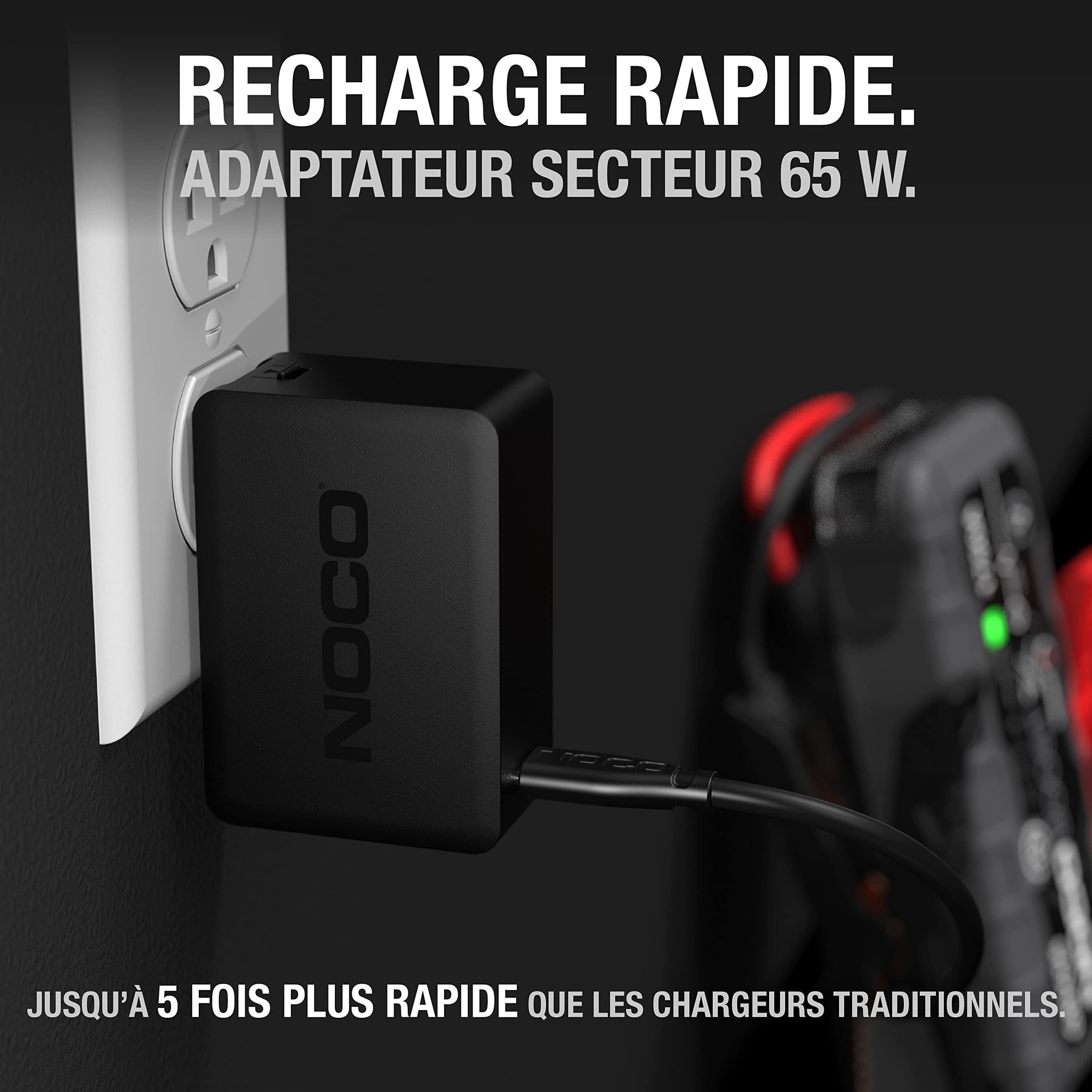 noco-u65-chargeur-rapide-usb-c-65w-pour-boosters-boost-x-gbx45-gbx55-gbx75-gbx15 image 2