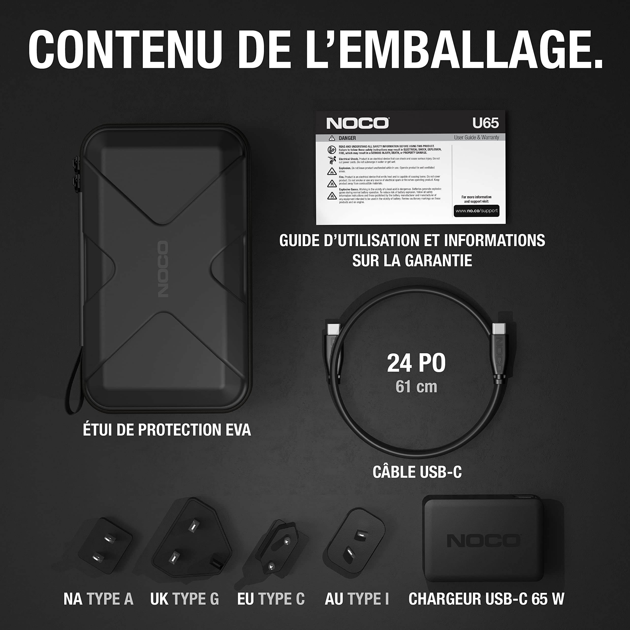 noco-u65-chargeur-rapide-usb-c-65w-pour-boosters-boost-x-gbx45-gbx55-gbx75-gbx15 image 7