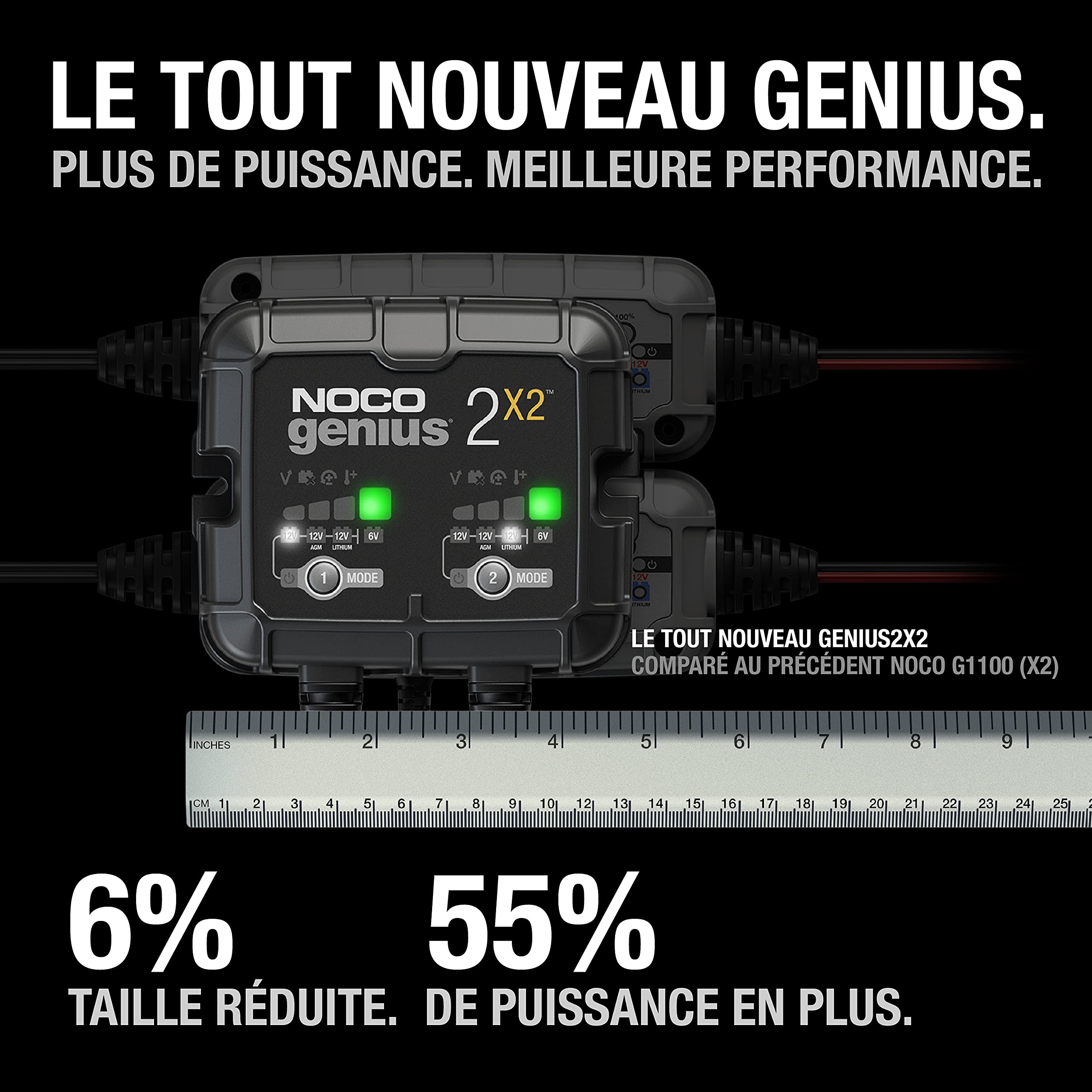 noco-genius2x2-chargeur-de-batterie-double-banc-4a-6v-12v-2-2a-avec-maintien-aut image 6