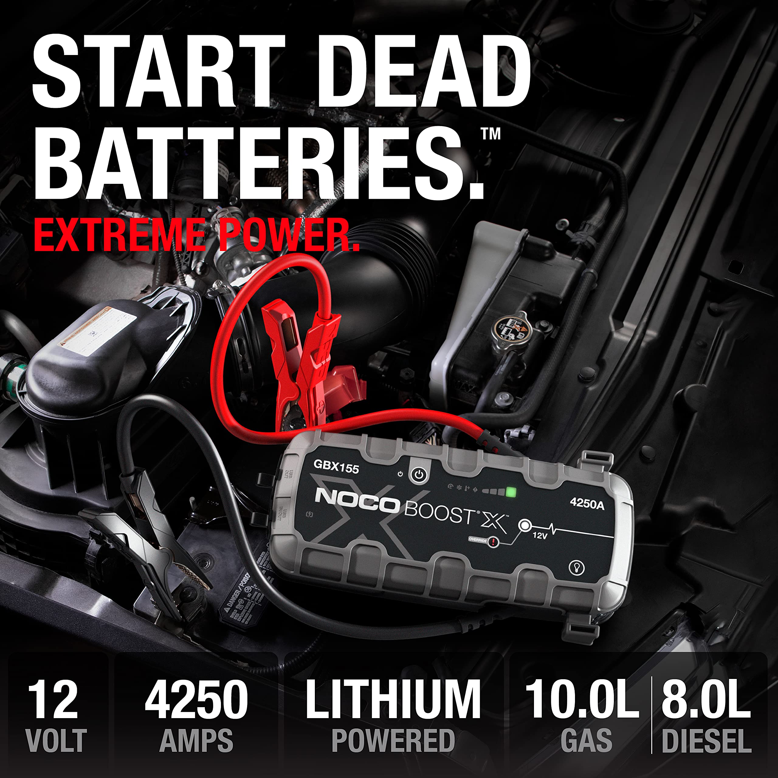 noco-boost-x-gbx155-booster-de-batterie-lithium-ultrasafe-4250a-12v-avec-powerba image 2