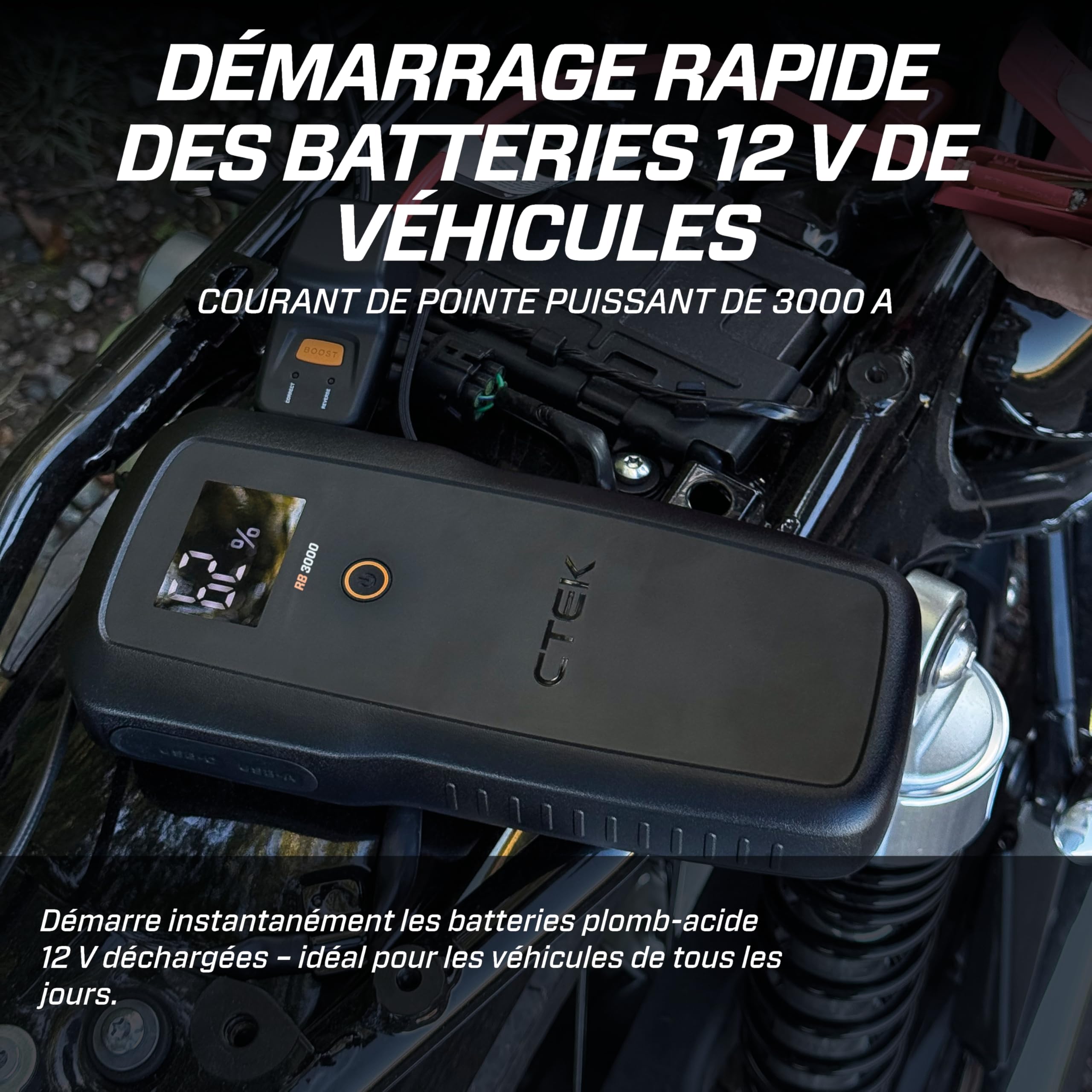 ctek-rb-3000-d-marreur-portable-booster-lithium-3000a-12v-avec-powerbank-usb-et- image 2