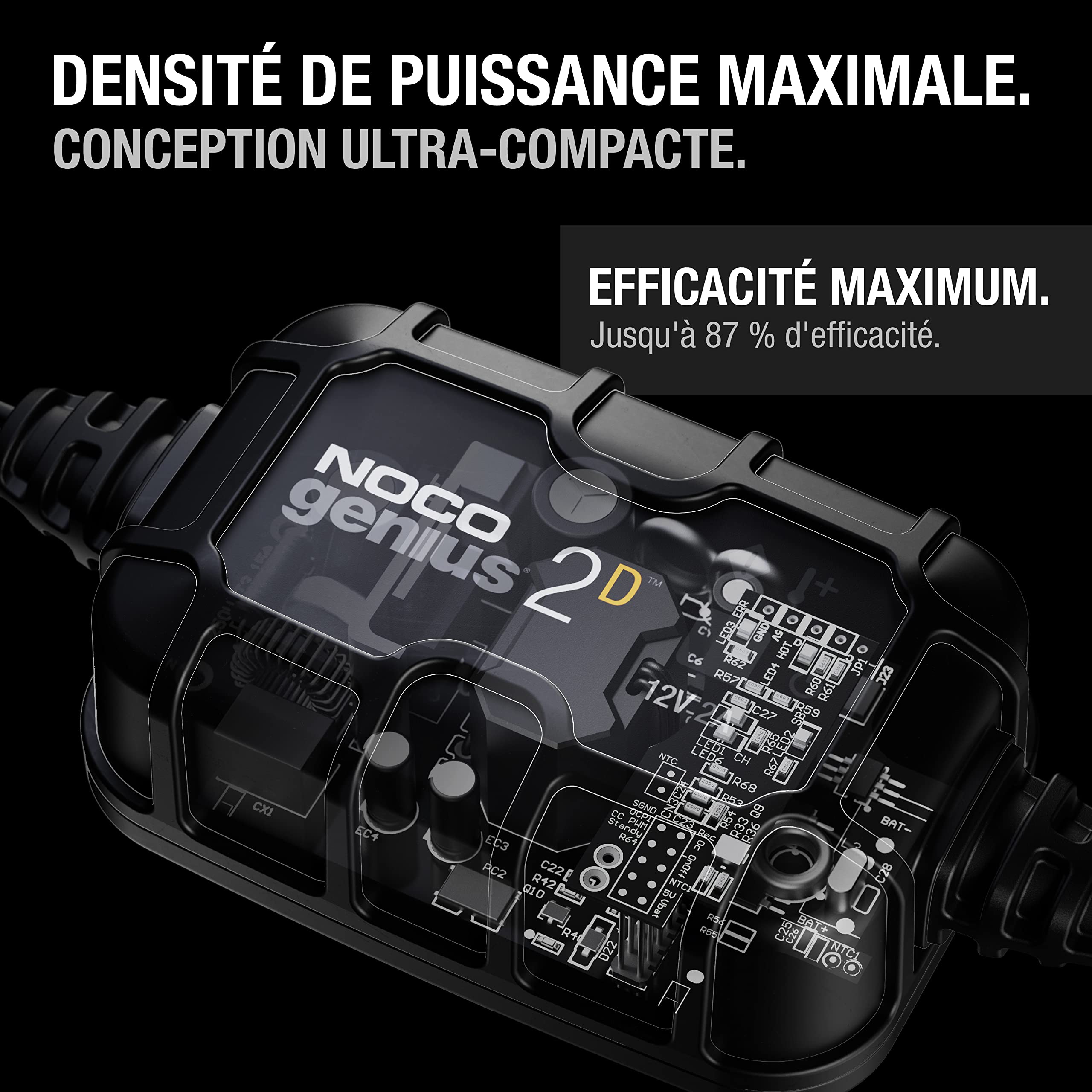 noco-genius2d-chargeur-de-batterie-intelligent-12v-2a-fixation-directe-avec-main image 3