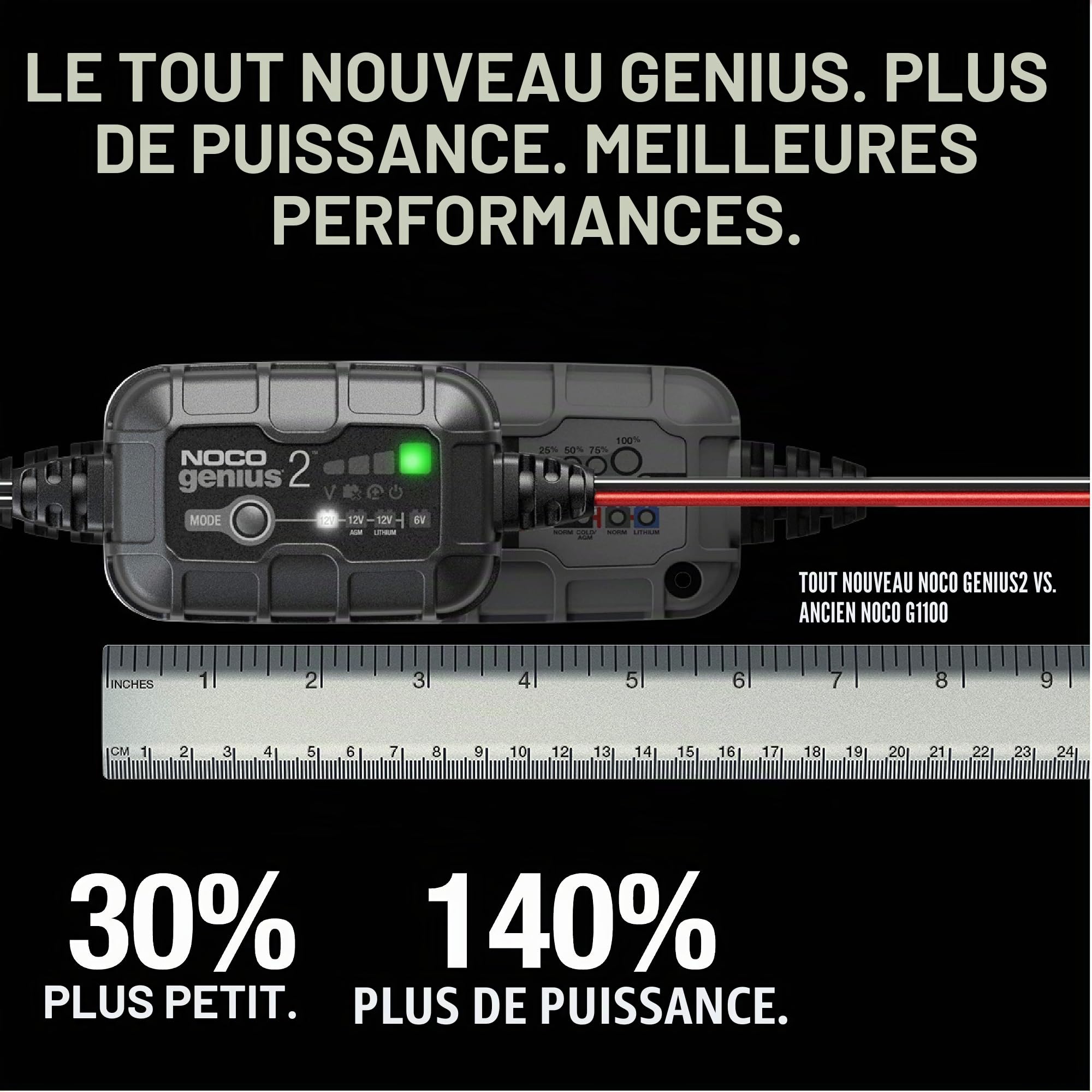 noco-genius2uk-chargeur-de-batterie-intelligent-2a-6v-12v-entretien-et-d-sulfate image 2