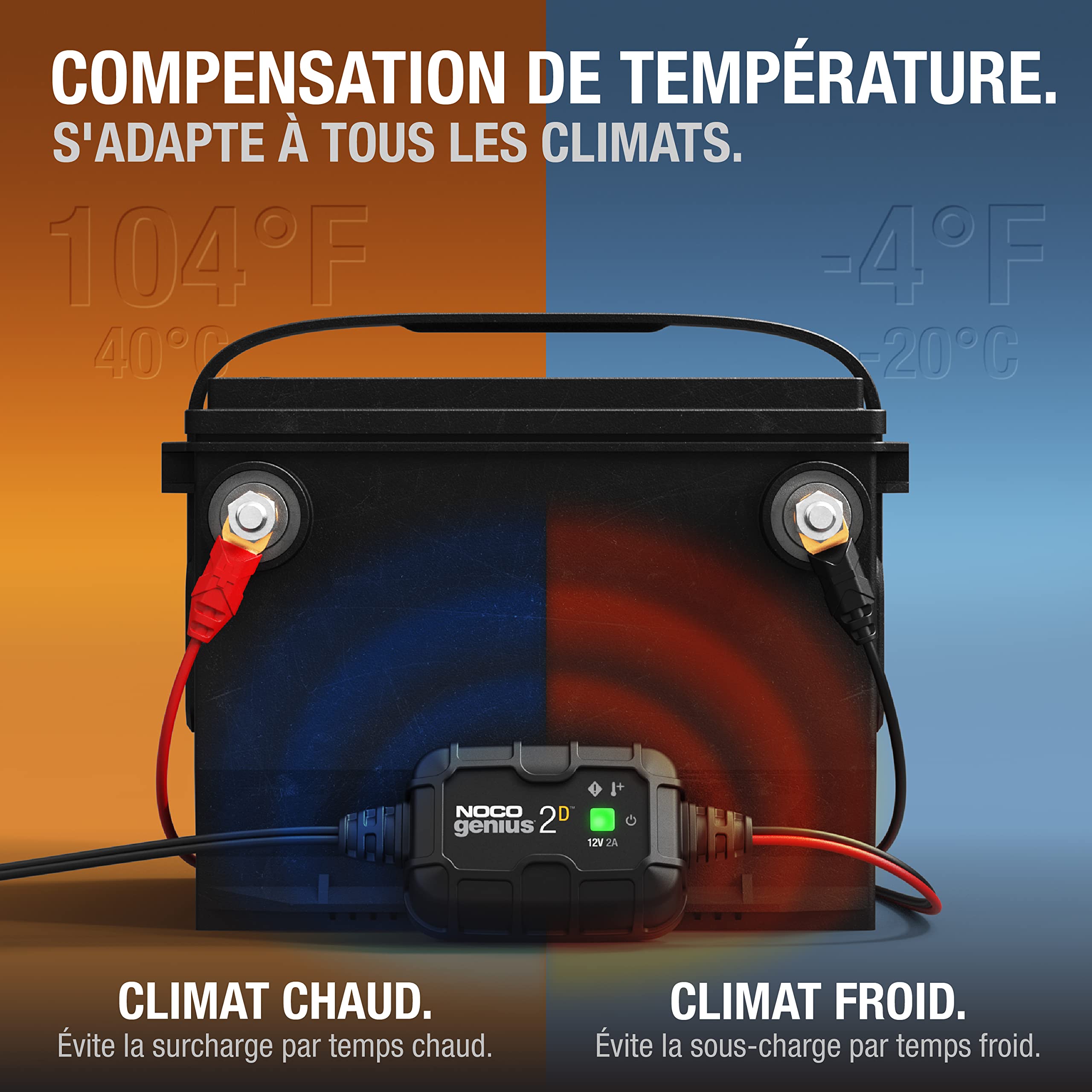 noco-genius2d-chargeur-de-batterie-intelligent-12v-2a-fixation-directe-avec-main image 4
