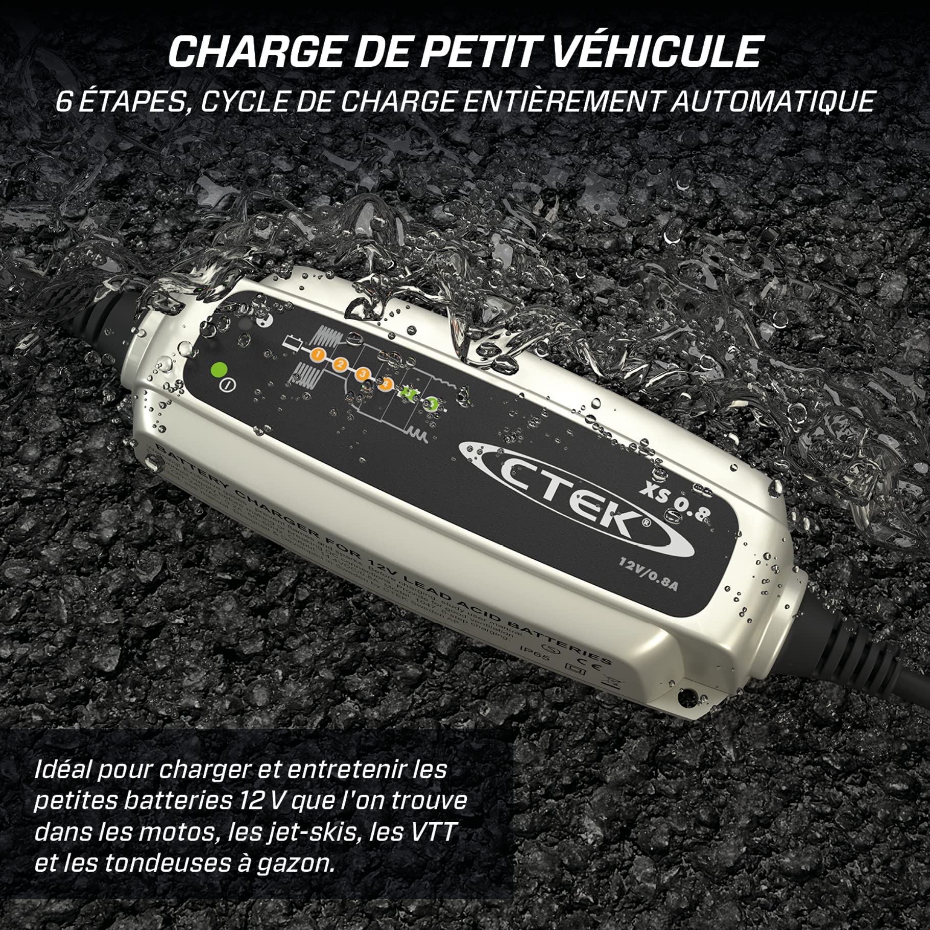 ctek-xs-0-8-chargeur-de-batterie-intelligent-12v-0-8a-avec-d-sulfatation-et-main image 3
