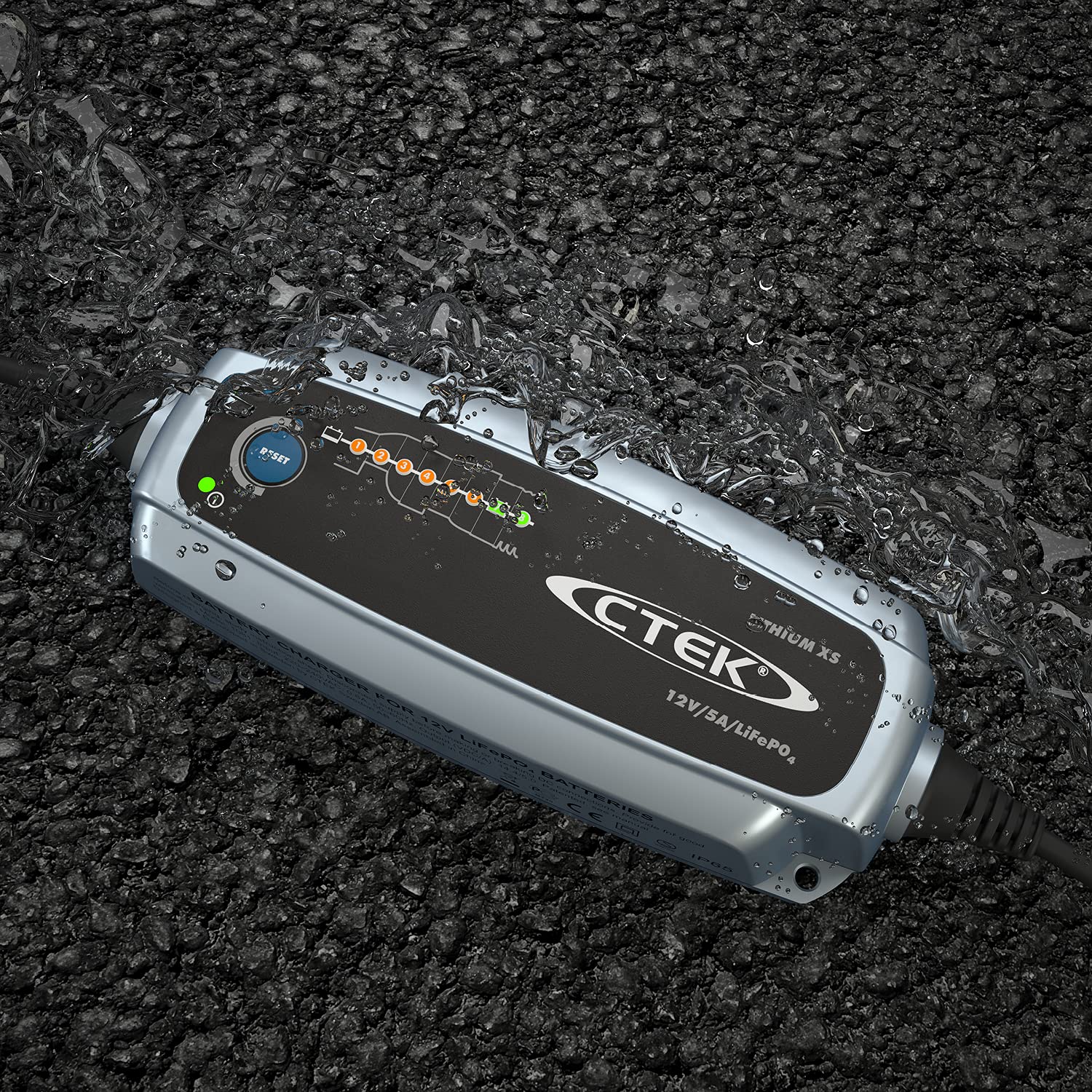 ctek-lithium-xs-40-003-chargeur-de-batterie-lithium-lifepo4-12-v-5-a-8-tapes-mul image 3