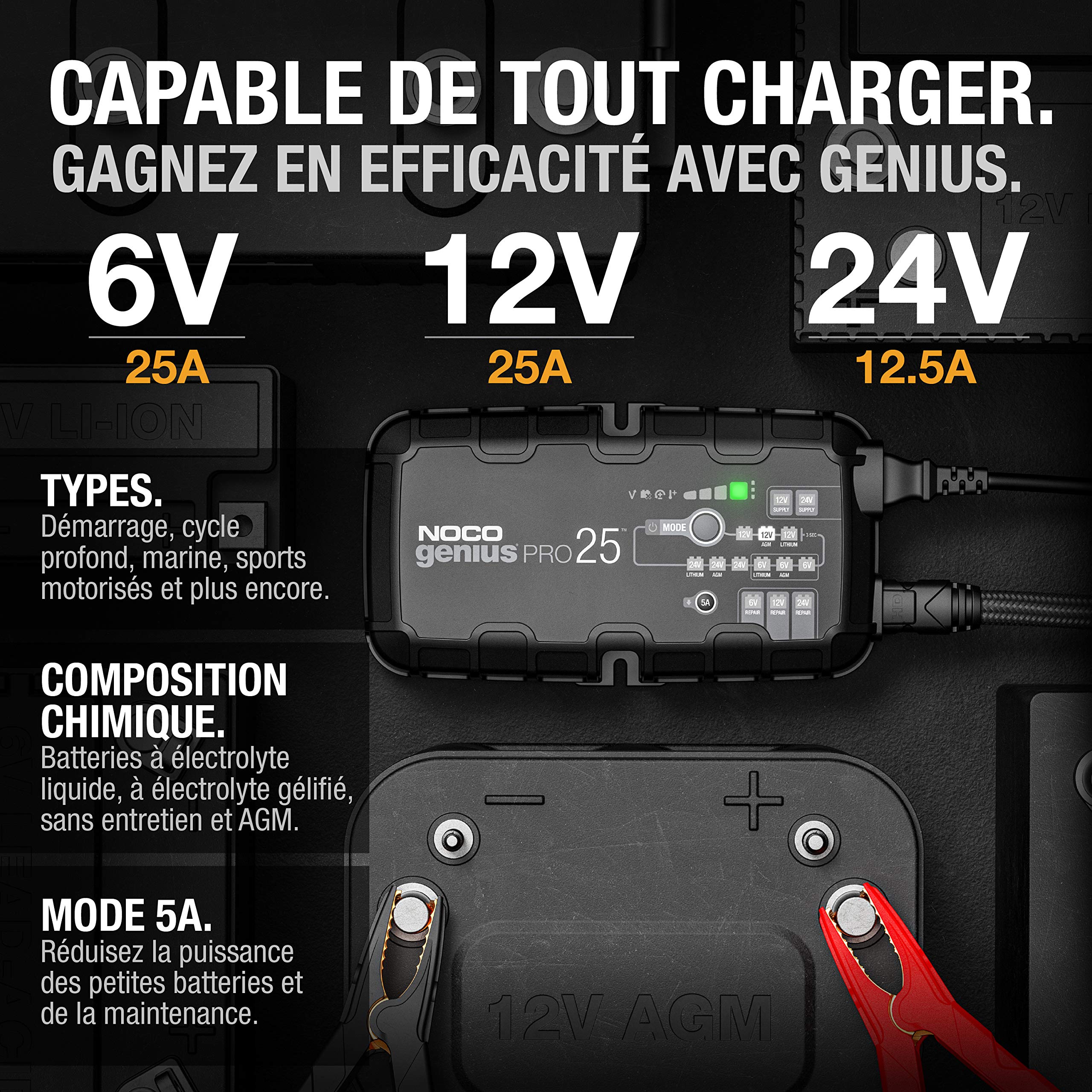 noco-geniuspro25-chargeur-de-batterie-professionnel-25a-6v-12v-24v-avec-mode-ali image 3